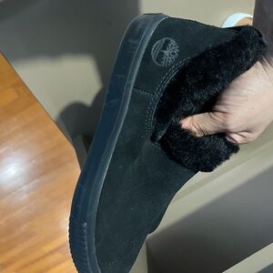 Timberland Women’s  Black Suede boots Sz 7.5 black , never used